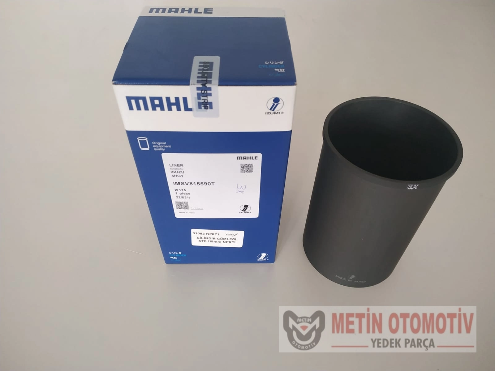NPR71-URBAN 4HG1 SİLİNDİR GÖMLEK MAHLE STD (IMSV815590T-8973515580) ISUZU